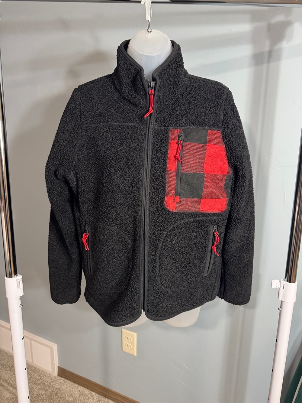 Roots Sherpa “teddy” jacket.